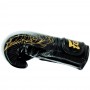 Fairtex BGVG3 "Glory" Боксерские Перчатки Тайский Бокс Липучка Черные с Золотом